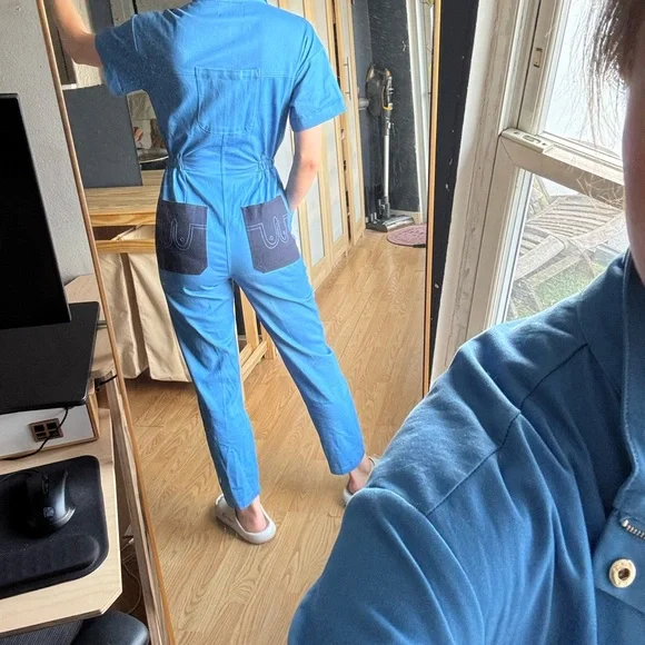Fashion Brand Company Blue Utility Jumpsuit - Picture 5 of 5